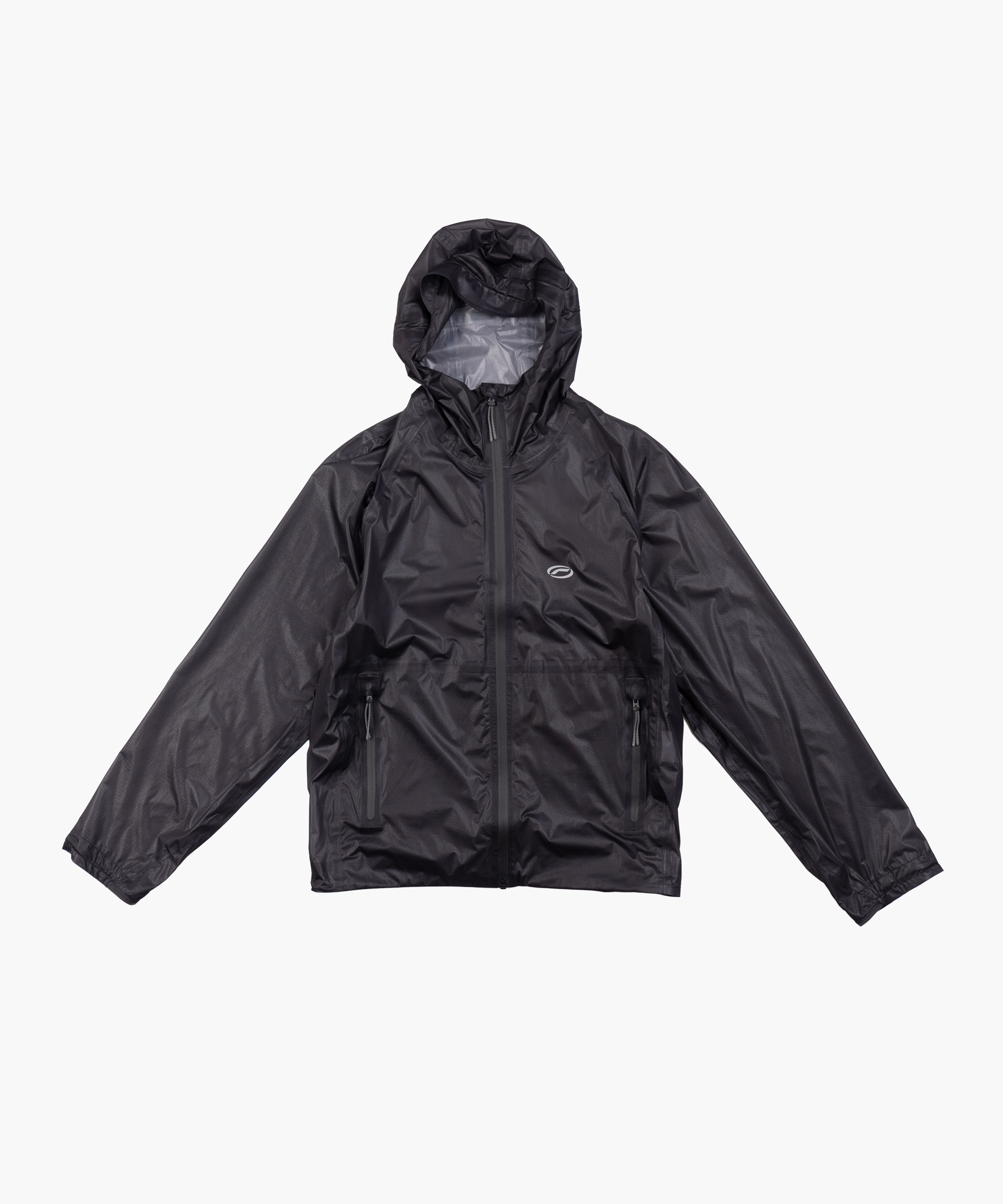Performance packable jacket black