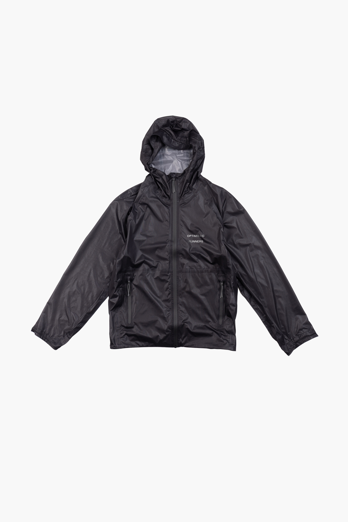 Optimistic Runners レインジャケット XL Packable membrane jacket black