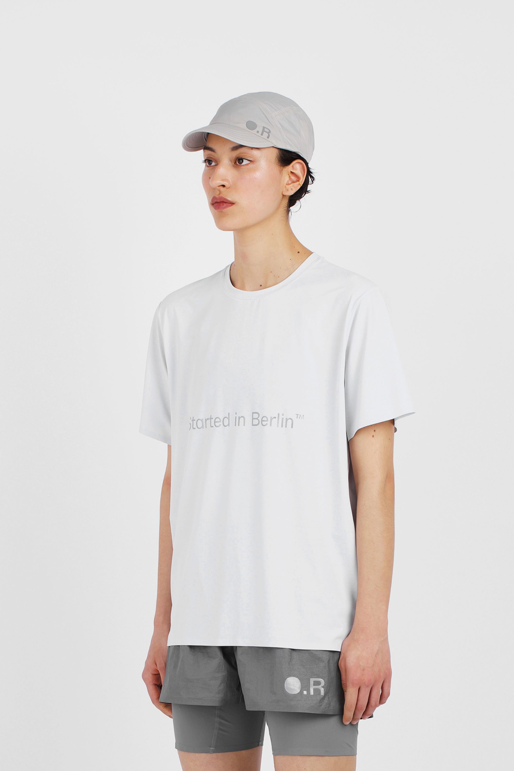 [LOW CLASSIC] /☆ 24SS NYLON LC CAP / LIGHT GREY Nylon cap light‑grey