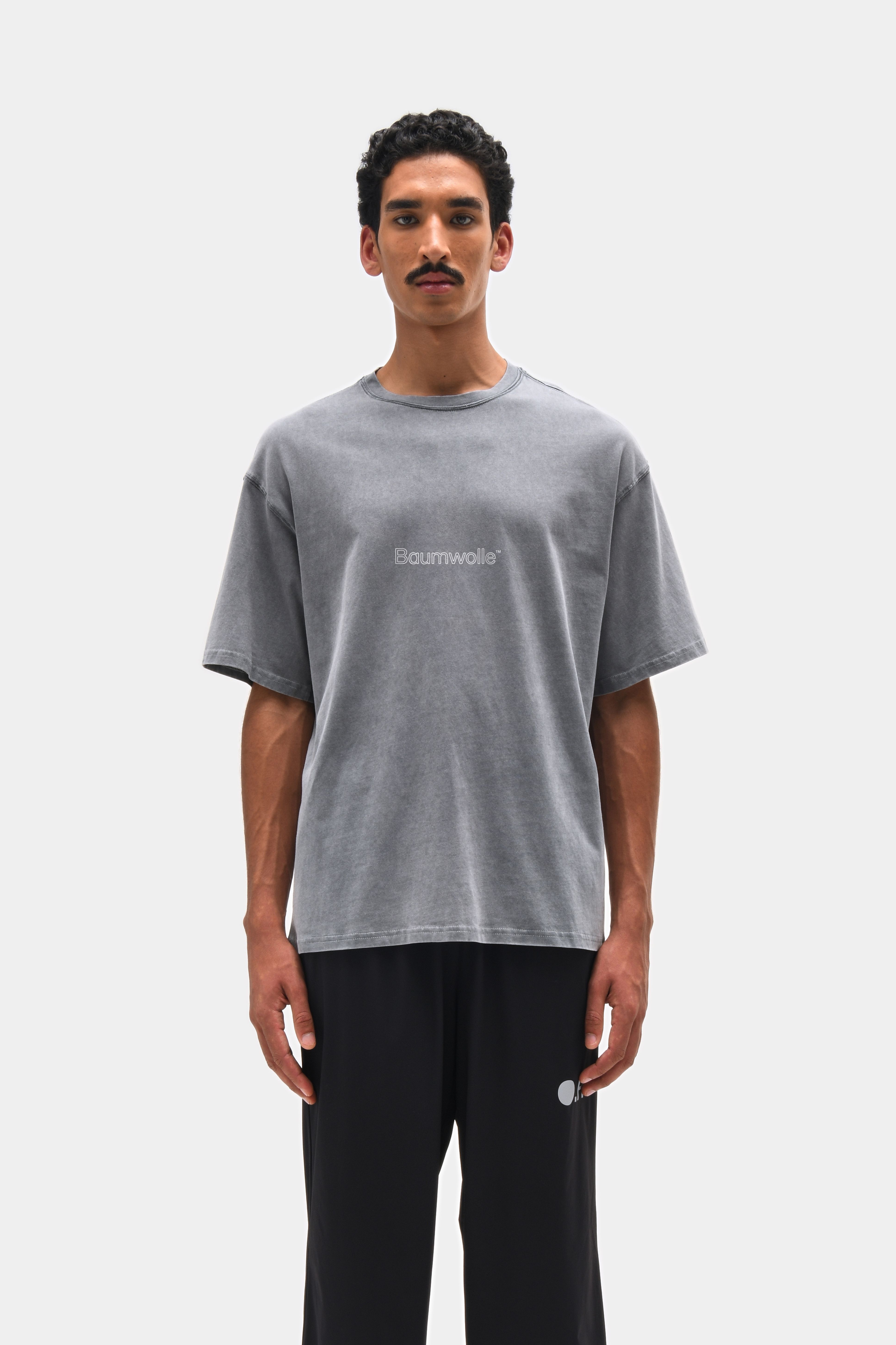 Tシャツ・カットソー 120%LINO SS25 SLIM FIT SHIRT (32ALIM19QB 0000115000054) Baumwolle T-shirt light-grey