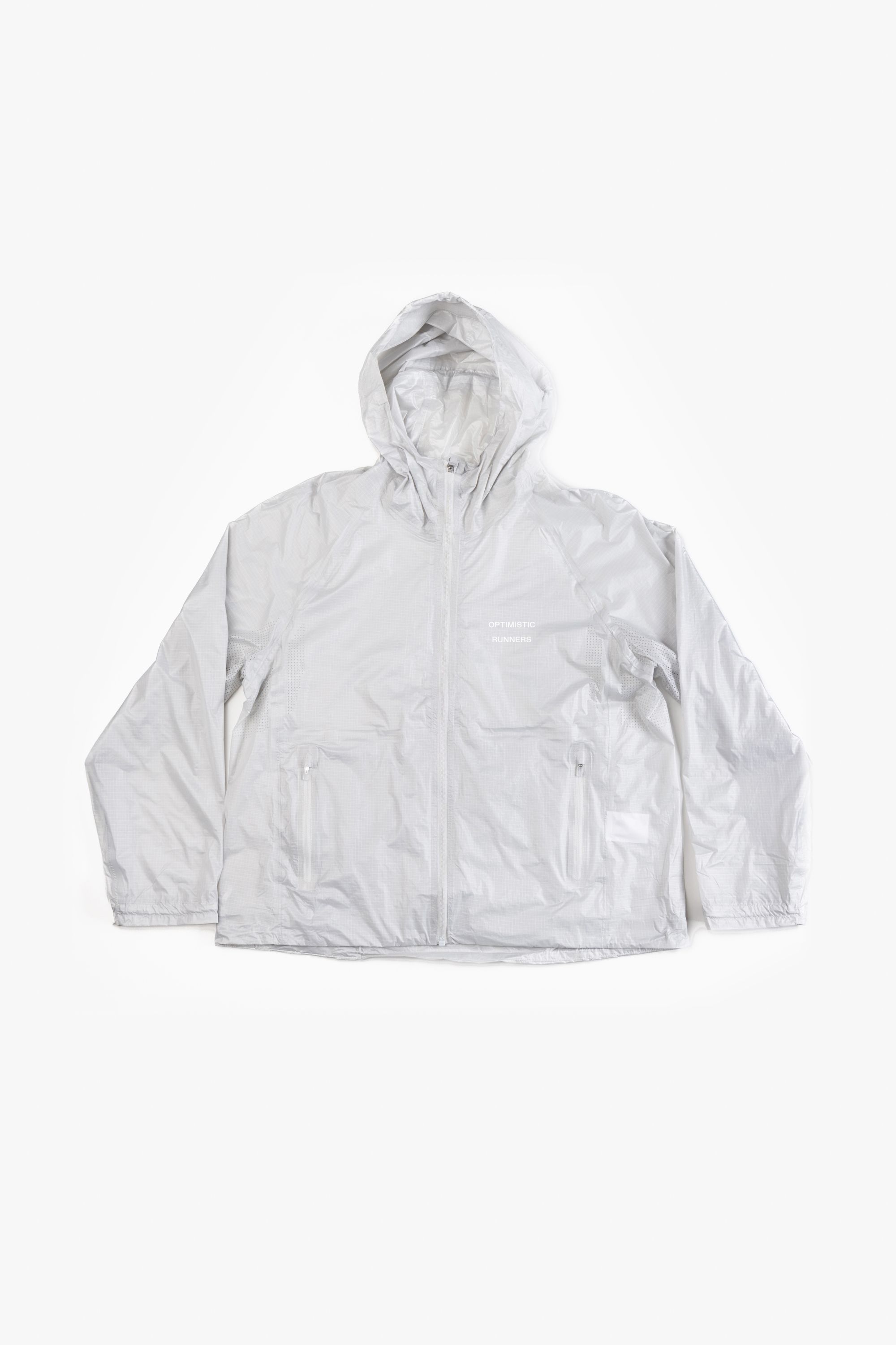 Performance packable jacket grey
