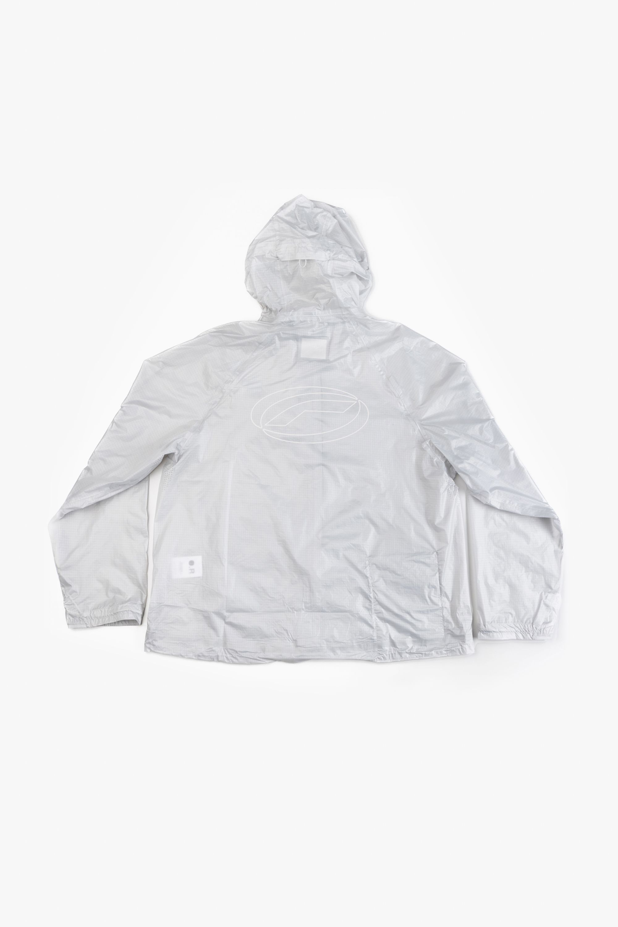 Performance packable jacket grey