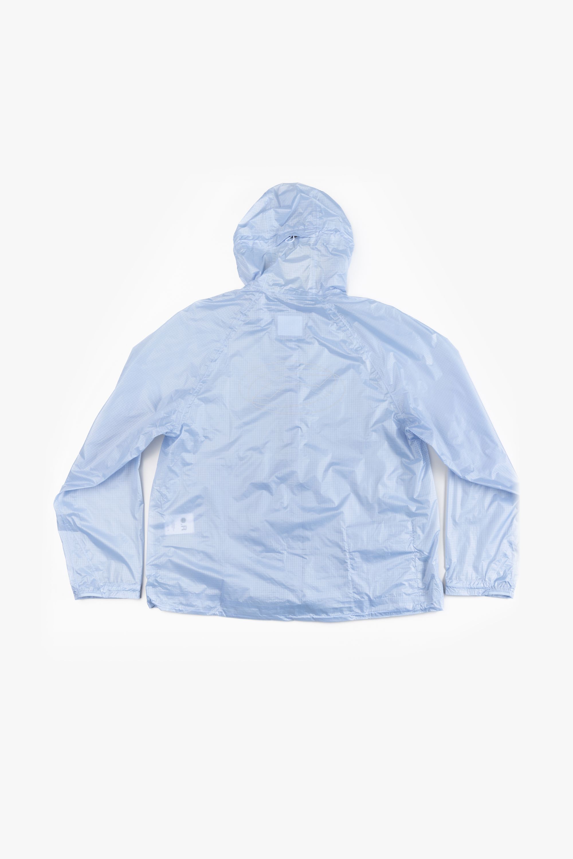 Performance packable jacket light-blue