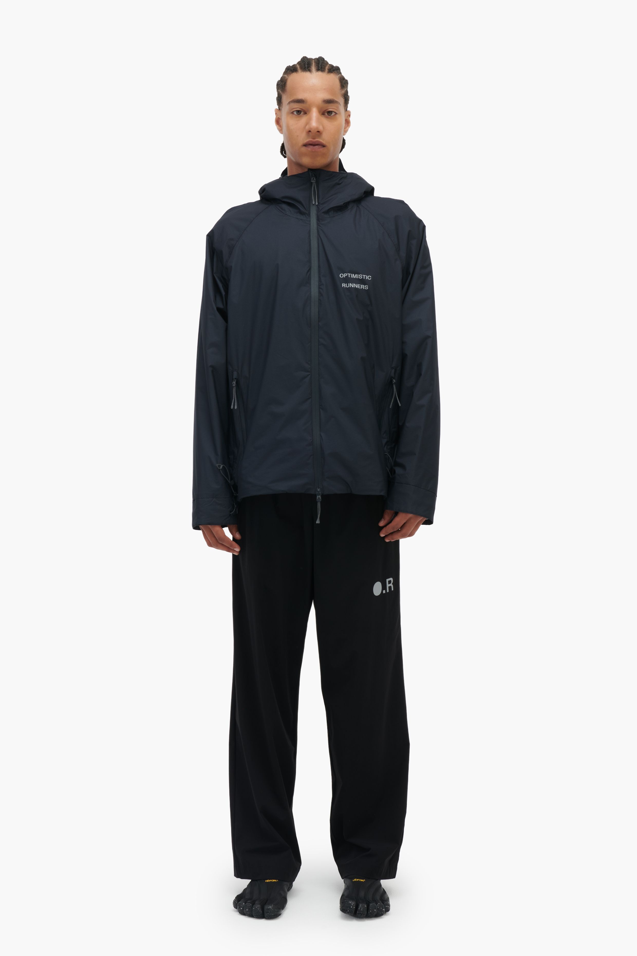 Optimistic Runners レインジャケット XL Insulated jacket black