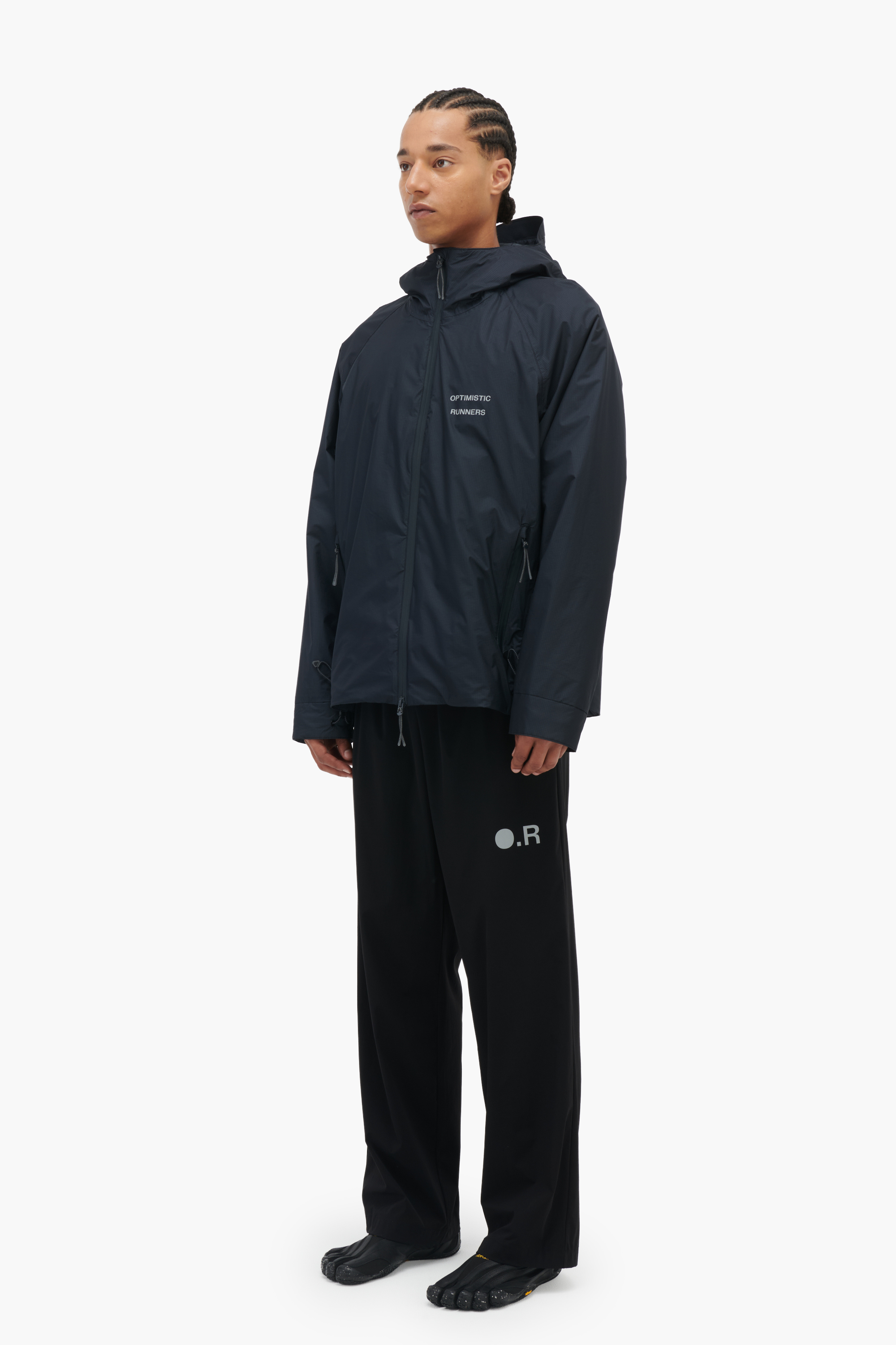 Optimistic Runners レインジャケット XL Insulated jacket black
